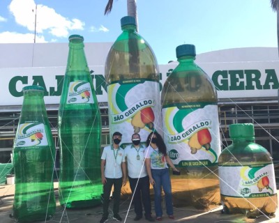 Réplica inflável de produto