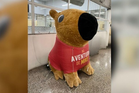 Personagens infláveis gigantes: atração visual para ações de alto impacto