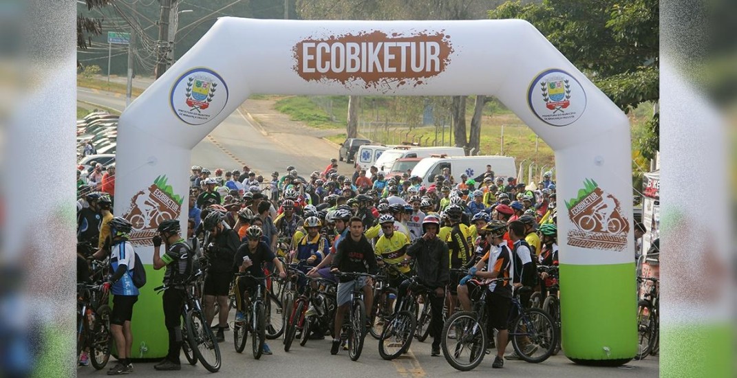 A presença de infláveis em eventos esportivos