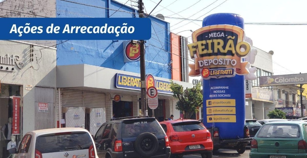 Infláveis para ações de arrecadação