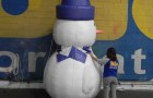 Boneco de Neve Inflável - Foto 1