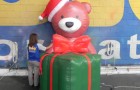 Urso 3D e Presente Inflável - Banco do Brasil - Foto 1