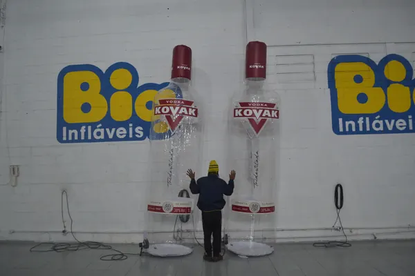 Inflável para alimentício e bebidas