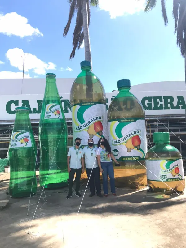 Inflável para alimentício e bebidas