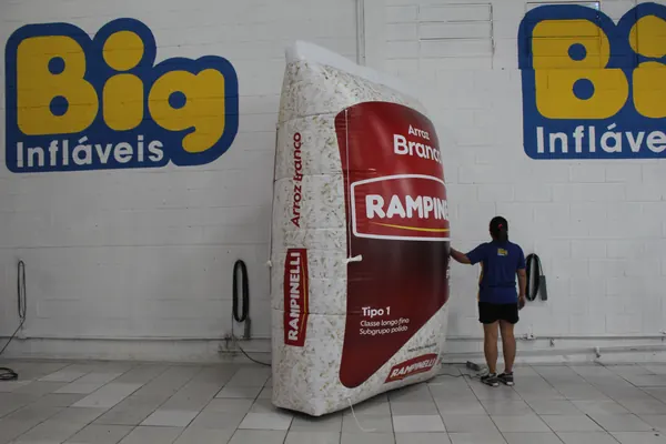 Inflável para alimentício e bebidas