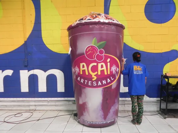 Inflável para alimentício e bebidas