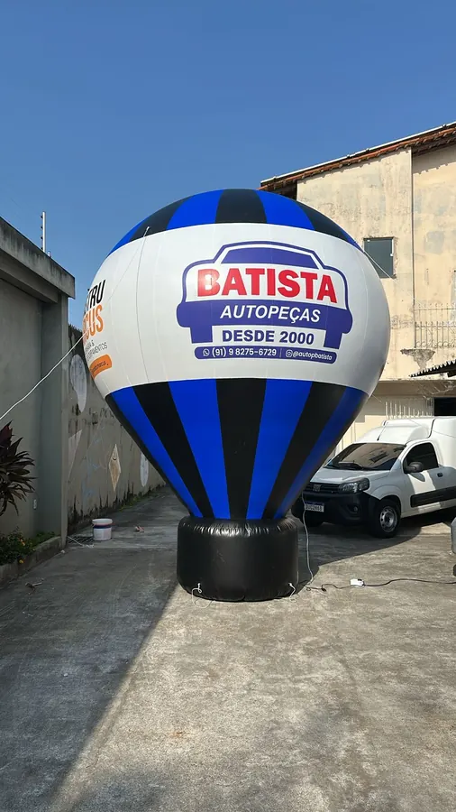 Inflável para automotivo