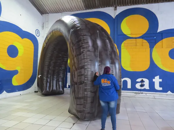 Inflável para automotivo