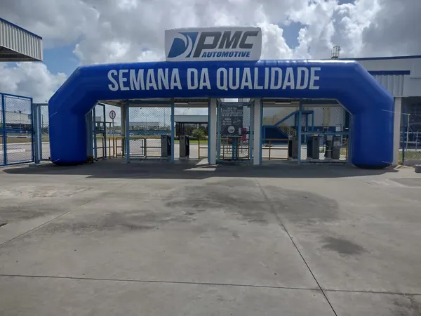 Inflável para automotivo