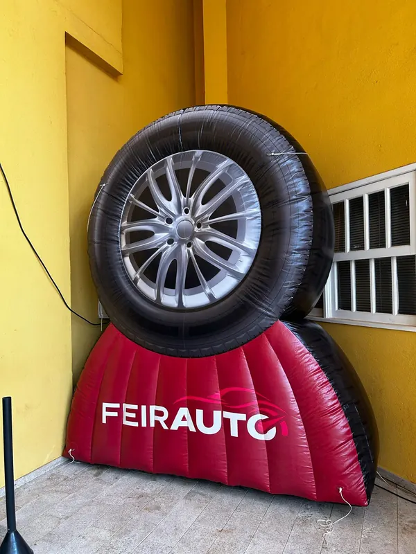 Inflável para automotivo