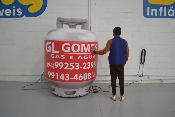 Inflável para gás