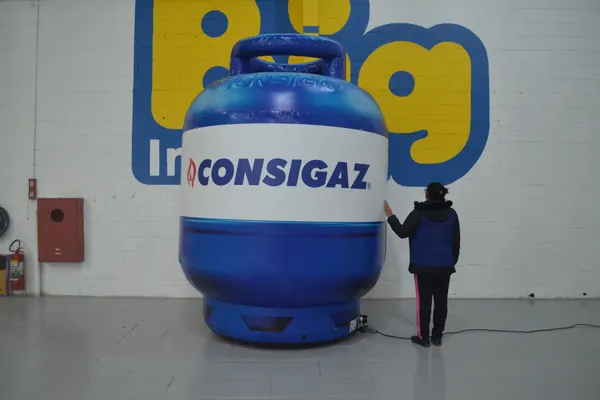 Inflável para gás