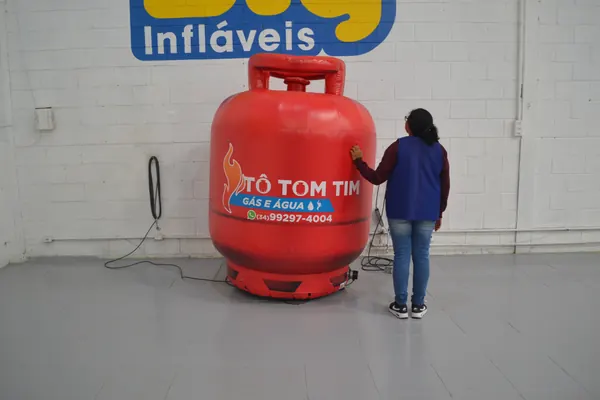 Inflável para gás