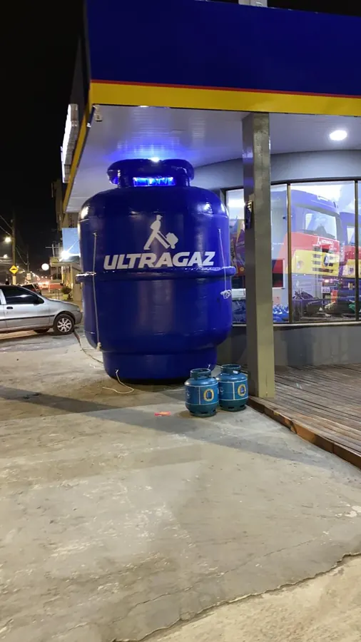 Inflável para gás