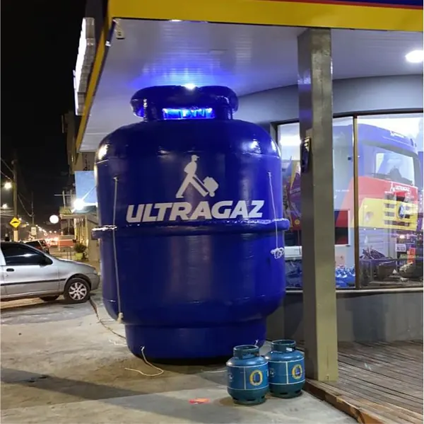 Inflável para gás