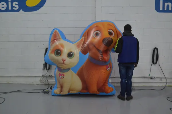 Inflável para pet shop