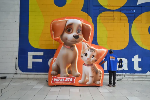 Inflável para pet shop