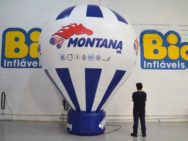 Balão Montana, inflável produzido pela Big