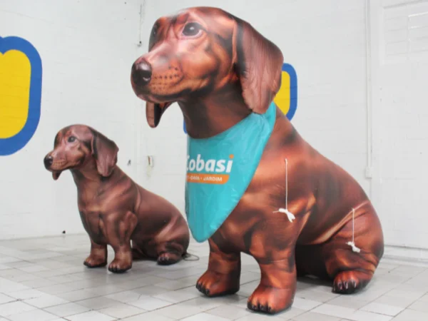 Mascote Cobasi, inflável produzido pela Big