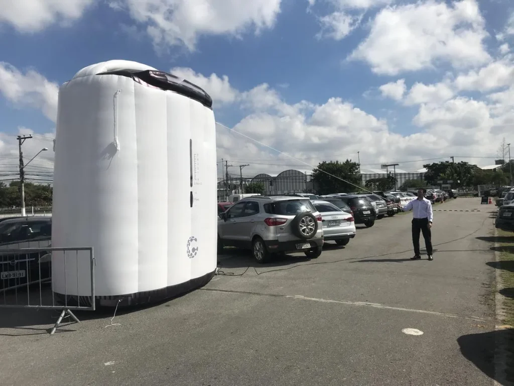 Como utilizar infláveis em um lançamento de um produto?