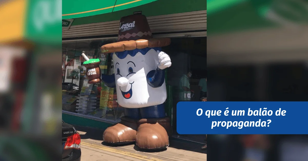 balão de propaganda