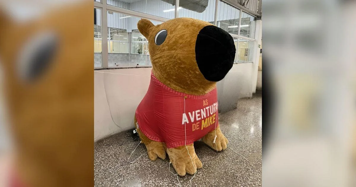 personagens infláveis gigantes