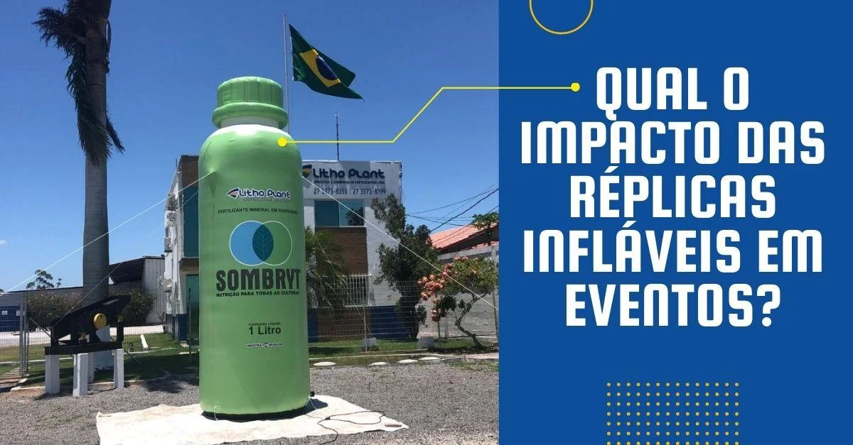 inflável em feiras e exposições