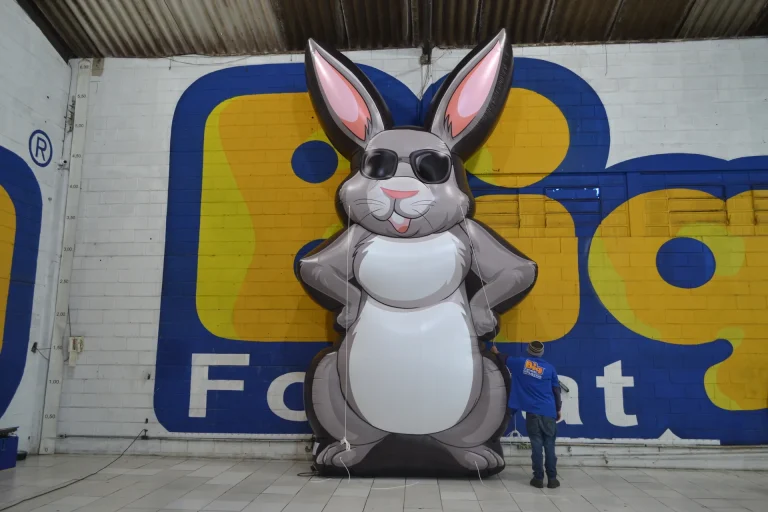 Mascote inflável