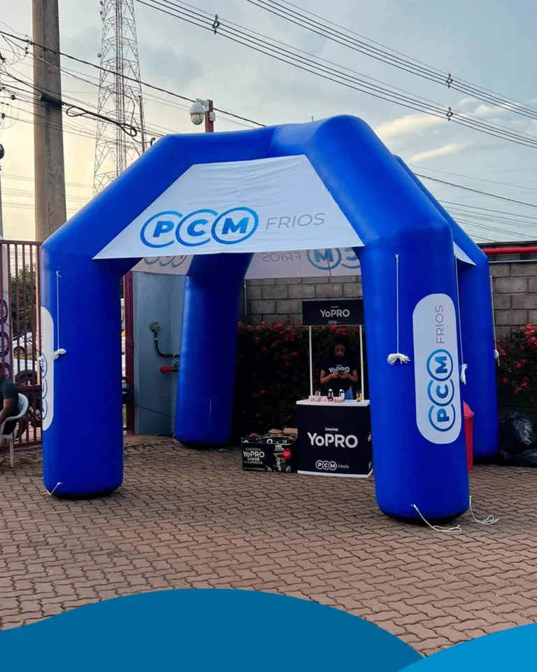 Tenda inflável