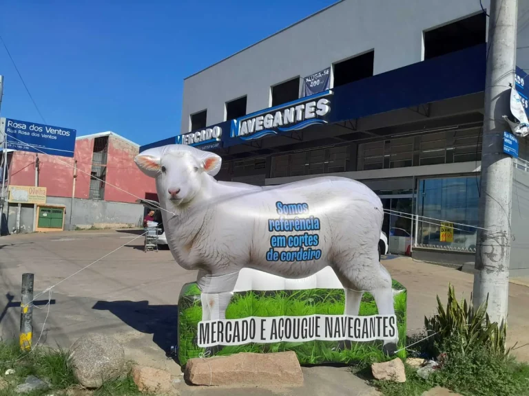 Mascote inflável
