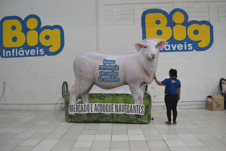 Mascote inflável