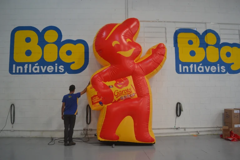 Mascote inflável
