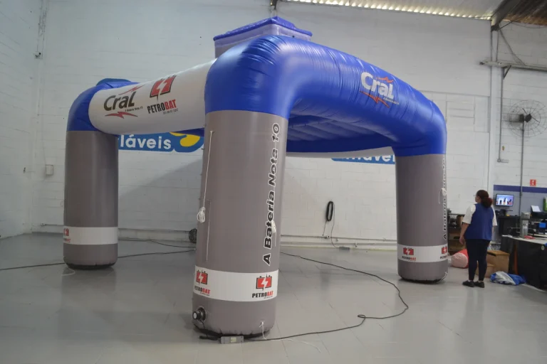 Tenda inflável