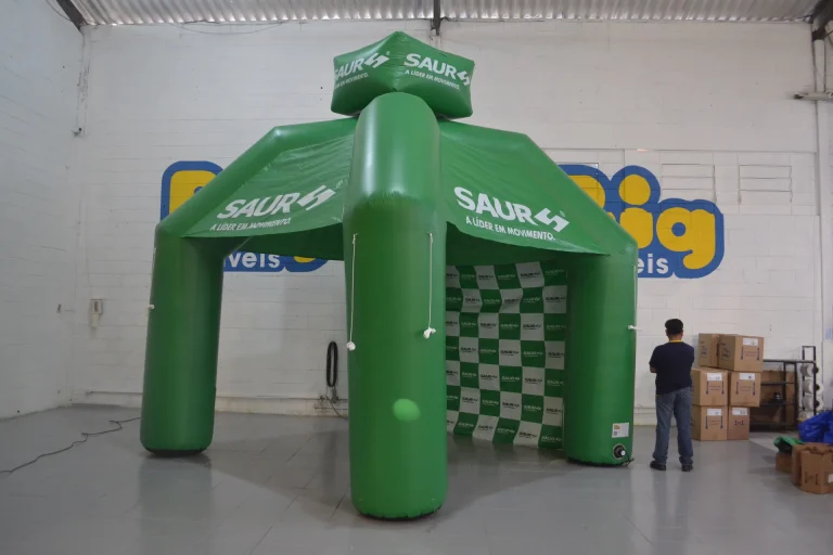 Tenda inflável