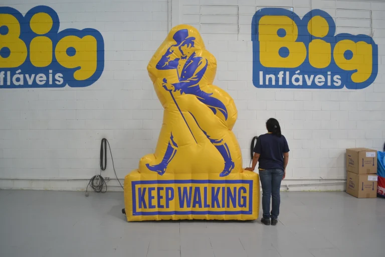 Mascote inflável
