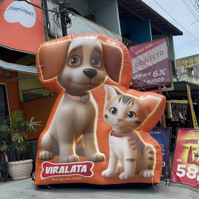 Mascote inflável