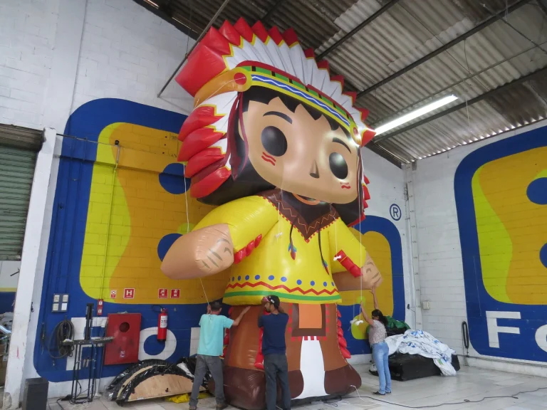 Mascote inflável