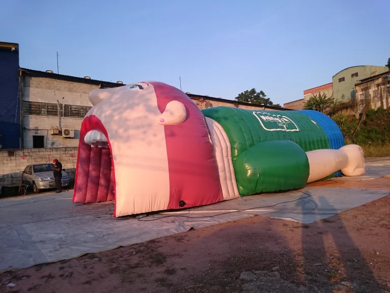 Túnel para campo de futebol