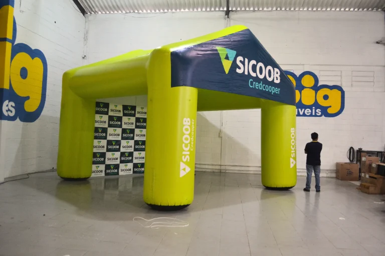 Tenda inflável