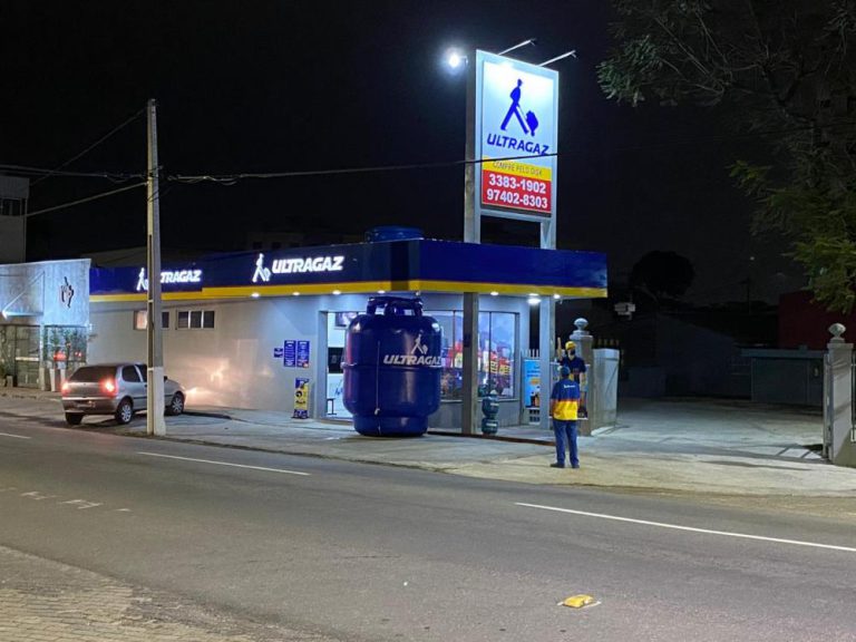 Botijão de gás inflável