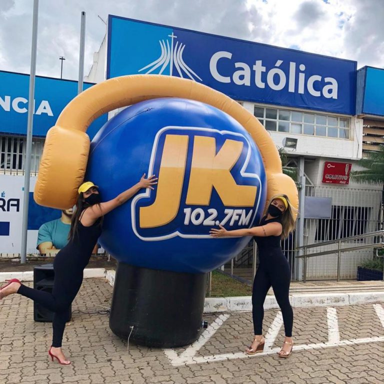Logotipo inflável