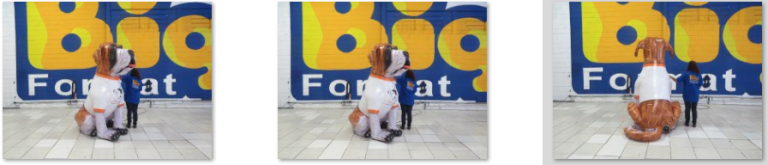 Cachorro inflável