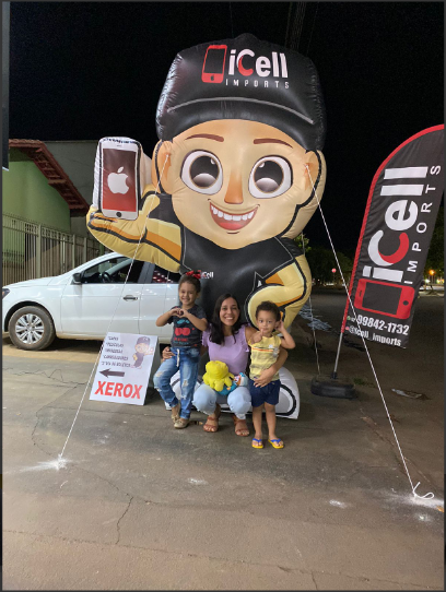 Inflável gigante