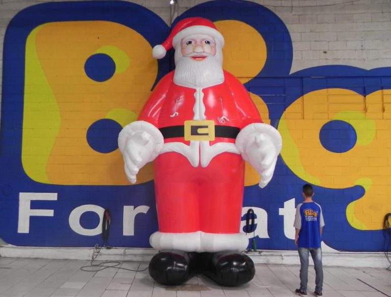 Papai Noel inflável