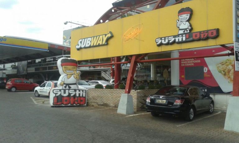 Logotipo inflável