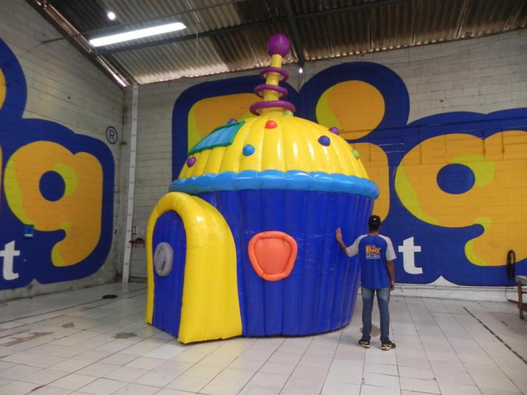 Cenário inflável