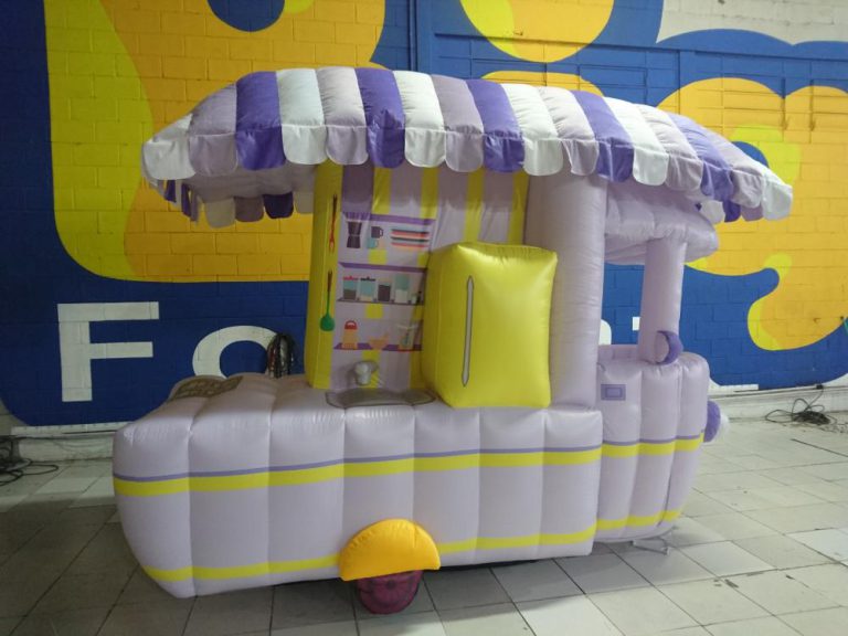 Cenário inflável